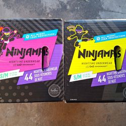 Ninjamas Diapers. $20 A Box