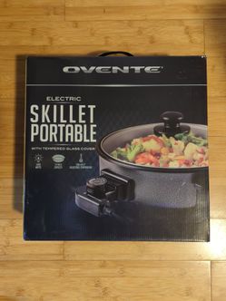 Electric skillet portable