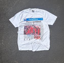 1993 Chicago Bulls Vintage Tee Single Stich New Condition From The 90s