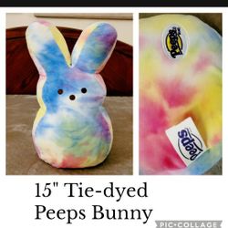 15" Tie-dyed Peeps Bunny 