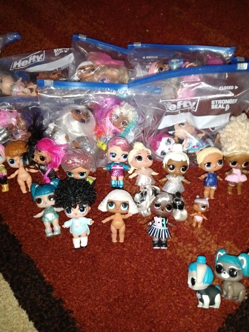 Huge Collection Of Lol Dolls