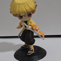 BANPRESTO Demon Slayer Zenitsu Agatsuma III [Ver. A]: 13cm Q Posket Mini Statue Figurine From Japan
