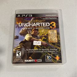 Uncharted 3: Drake's Deception (PlayStation 3 PS3)
