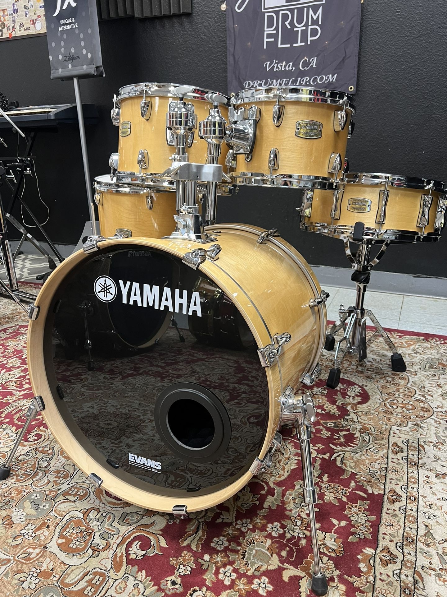 Yamaha Stage Custom 5pc Drum Set