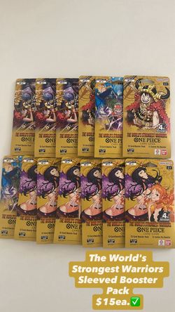 The World's Strongest Warriors Sleeved Booster Pack