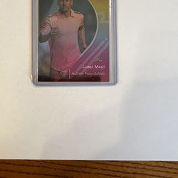 Lionel Messi Foil Refractor Card