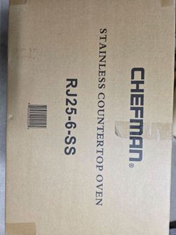 Chefman stainless steel countertop oven