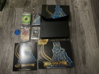 Pokémon Mega Evolutions ETBs Accessories And Promo Included Wit Extra Guide 