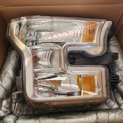 2017 Ford F150 Driver And Passenger Side Headlight Assy 