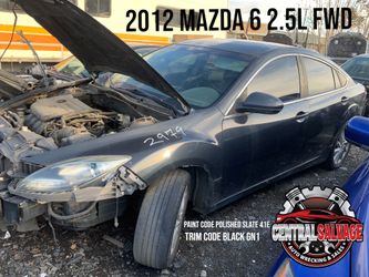 2012 Mazda 6 2.5L FWD parts Partout Only