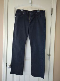 Black 38×32  Levi's Straight Leg Denim Jeans38×32  Levi's Straight Leg Denim Jeans