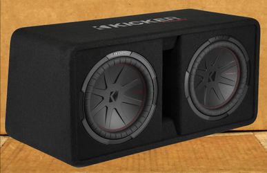 Kicker 2 x 12" Dual Voice Coil Subwoofers Ported Enclosure 2000 Watts DCWR12 48DCWR122 🚨 Payment Options Available 🚨 No Credit Needed 🚨