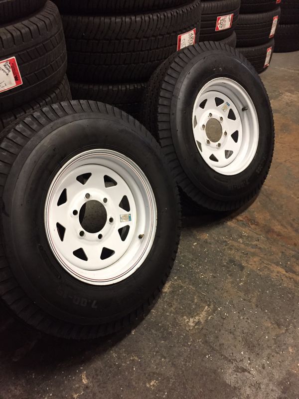 700/15 trailer wheels and tires for Sale in Houston, TX OfferUp