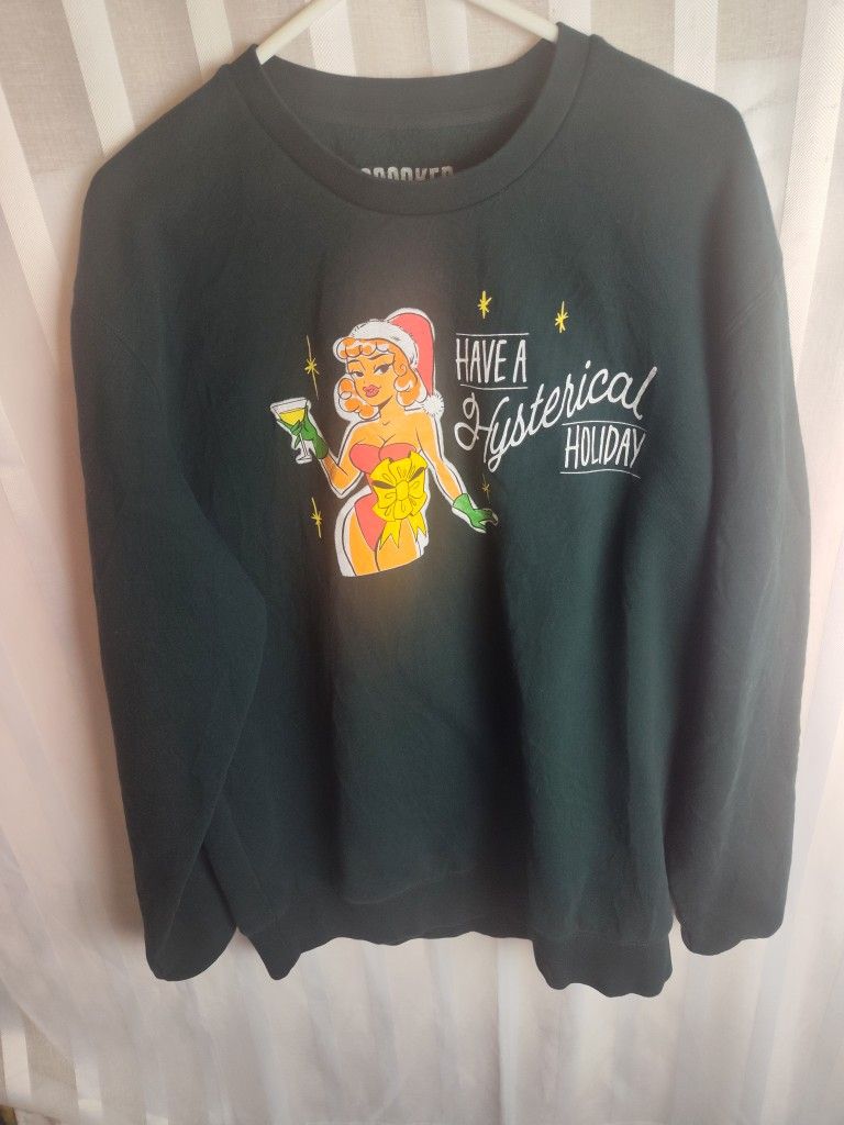 Men's Green Used Have A Hysterical Holiday Size XL