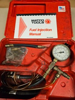 Fuel Pressure Tester AND Pump Fitting Kit - Matco FIT448 and FIT26