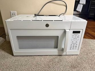 GE 1.7 Cu. Ft. White Over the Range Microwave
