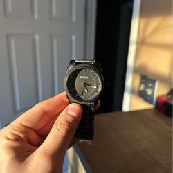 Matte Black Fossil Men’s Watch 