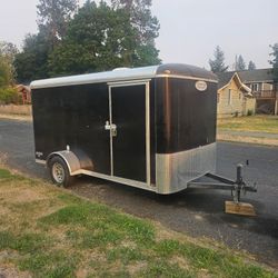 2021 7' x 12 Continental Cargo Tailwind Enclosed Trailer