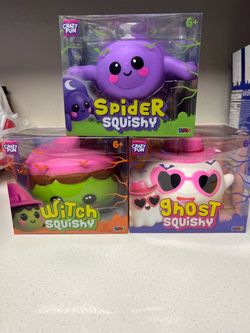 Squishy ghost squishy spider