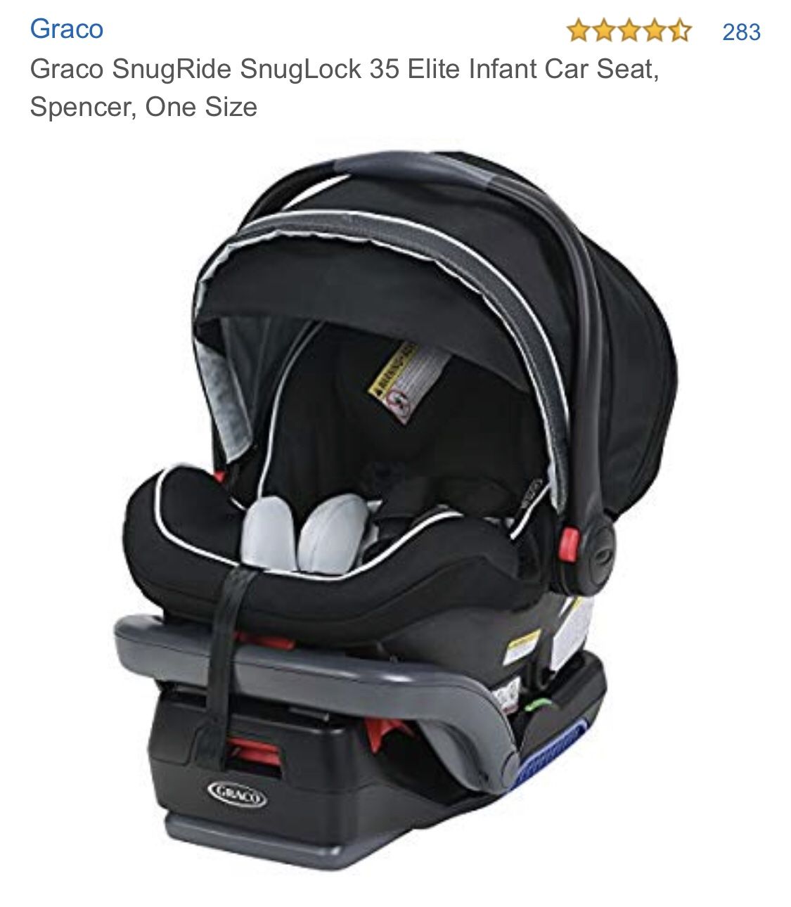 Graco Snugride Snuglock 35 Elite Infant Car seat