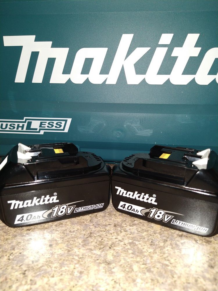 Makita Battery 18V Lithium-Ion 4.0