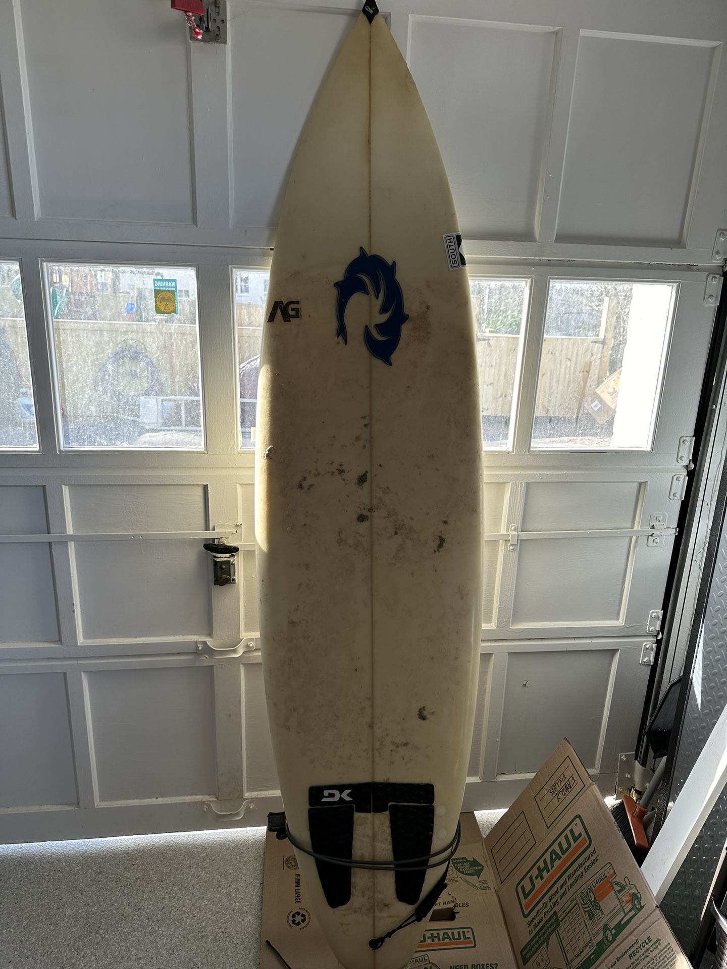 7’2 WRV Three Fin Surfboard