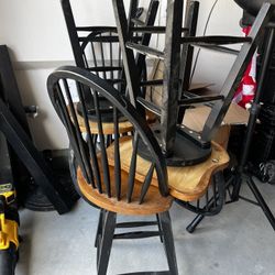 High Table With Chairs