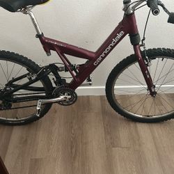 Cannondale full suspension mountain bike
