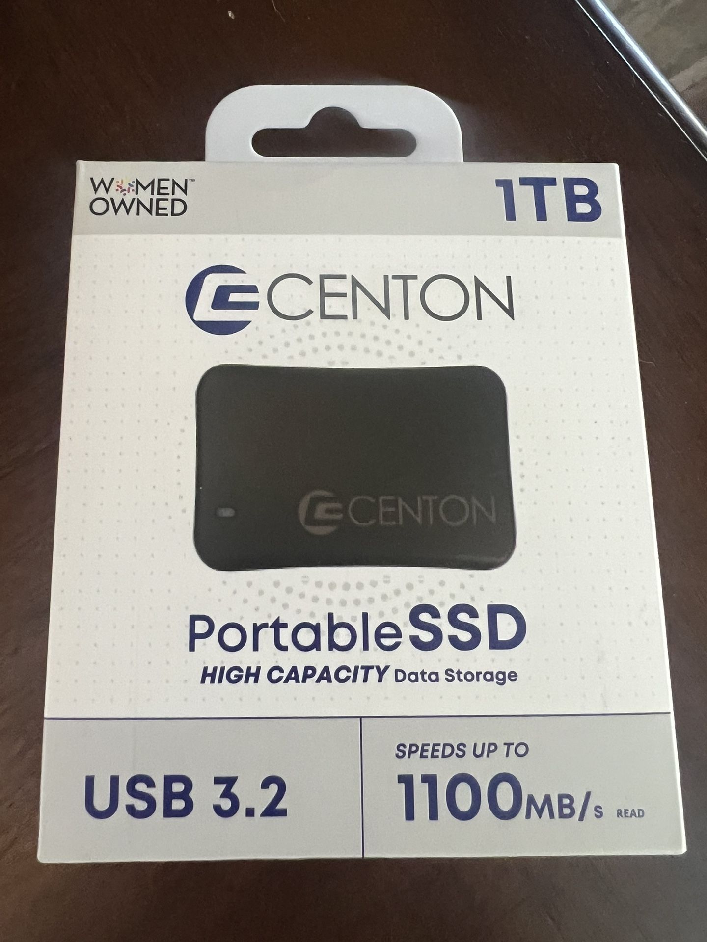 Centon Dash 1TB USB 3.2 External Solid State Drive (C1-S3M2-1000.1)