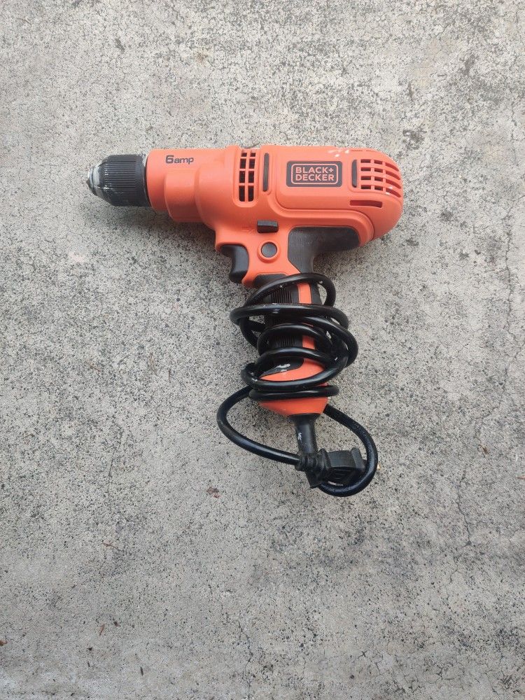 Black and Decker Corded Drill 6A