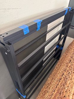 Twin mattress & metal frame