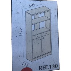 Office Furniture Maple Bookcase With Doors 