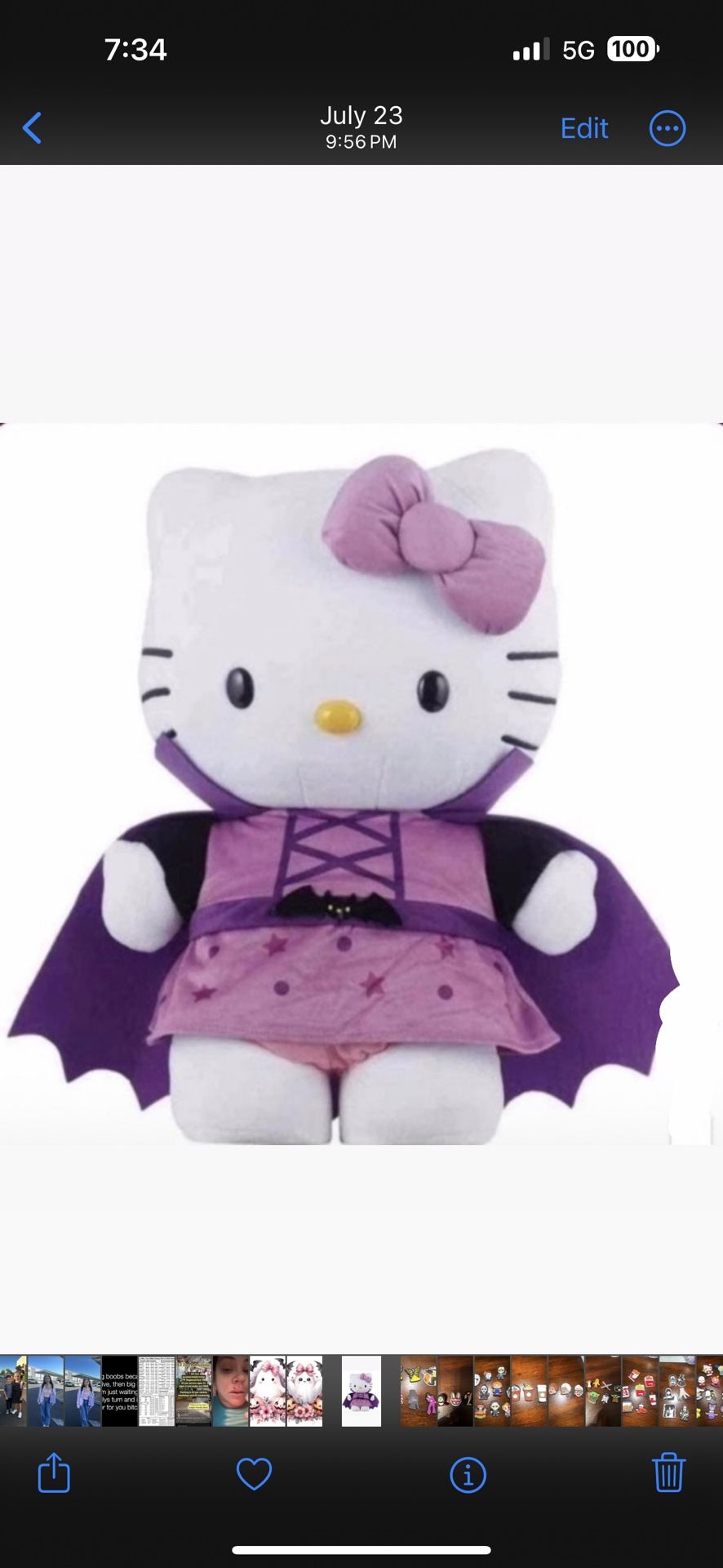 Hello Kitty plush