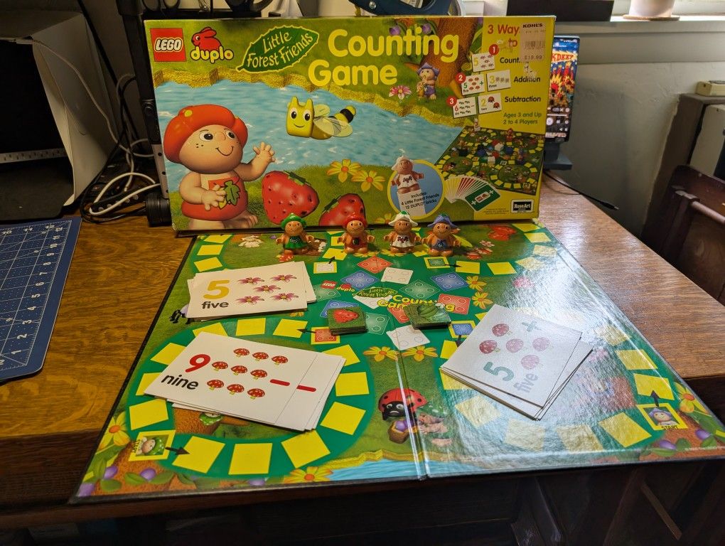 Vintage Lego Duplo Little Forest Friends Counting Game Math 2000 See Description