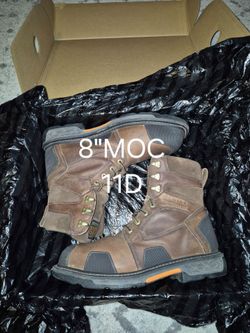 ARIAT SQUARE TOE 8"MOC WATERPROOF COMPOSITE TOE LACE UP BOOTS