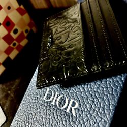 Christian Dior Leather CardHolder  Unisex