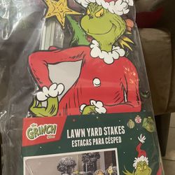 Grinch Christmas Yard Stake
