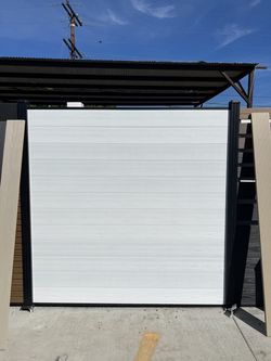 Fire Retardant White Wood Grain Composite Fence