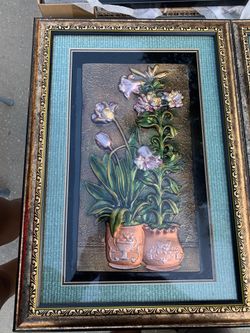 Classical Floral Frames - 2 Pieces