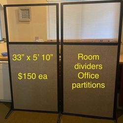 ROOM DIVIDERS / Office Partitions / Privacy Walls