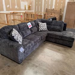 GREY SECTIONAL (couch, sofa) !!NO CREDIT NEEDED !! TAKE IT HOME TODAY!! 🚛 SAME DAY DELIVERY AVAILABLE 🚚 Se Habla Español
