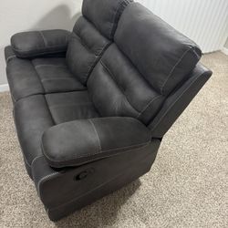 Dark Grey Loveseat