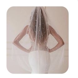 Pearl Bridas Wedding Veil