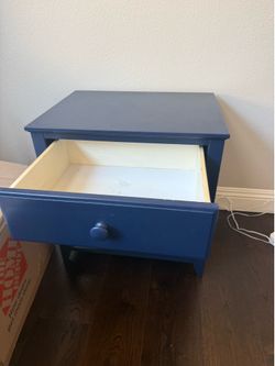 Nightstand and twin captains bed -free