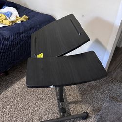 Bed Table Adjustable Height .