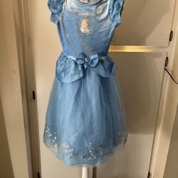 Cinderella Princess Dress For Birthday Party , Halloween  Or Disneyland 