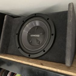 12” Subwoofer In Enclosed Box + Amplifier 1500 Watts