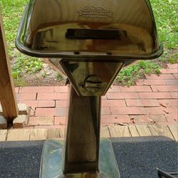 Compact Stainless Steel Masterbuilt Detachable Pedestal Propane Grill, Camper, Boat,  RV,  Etc. 
