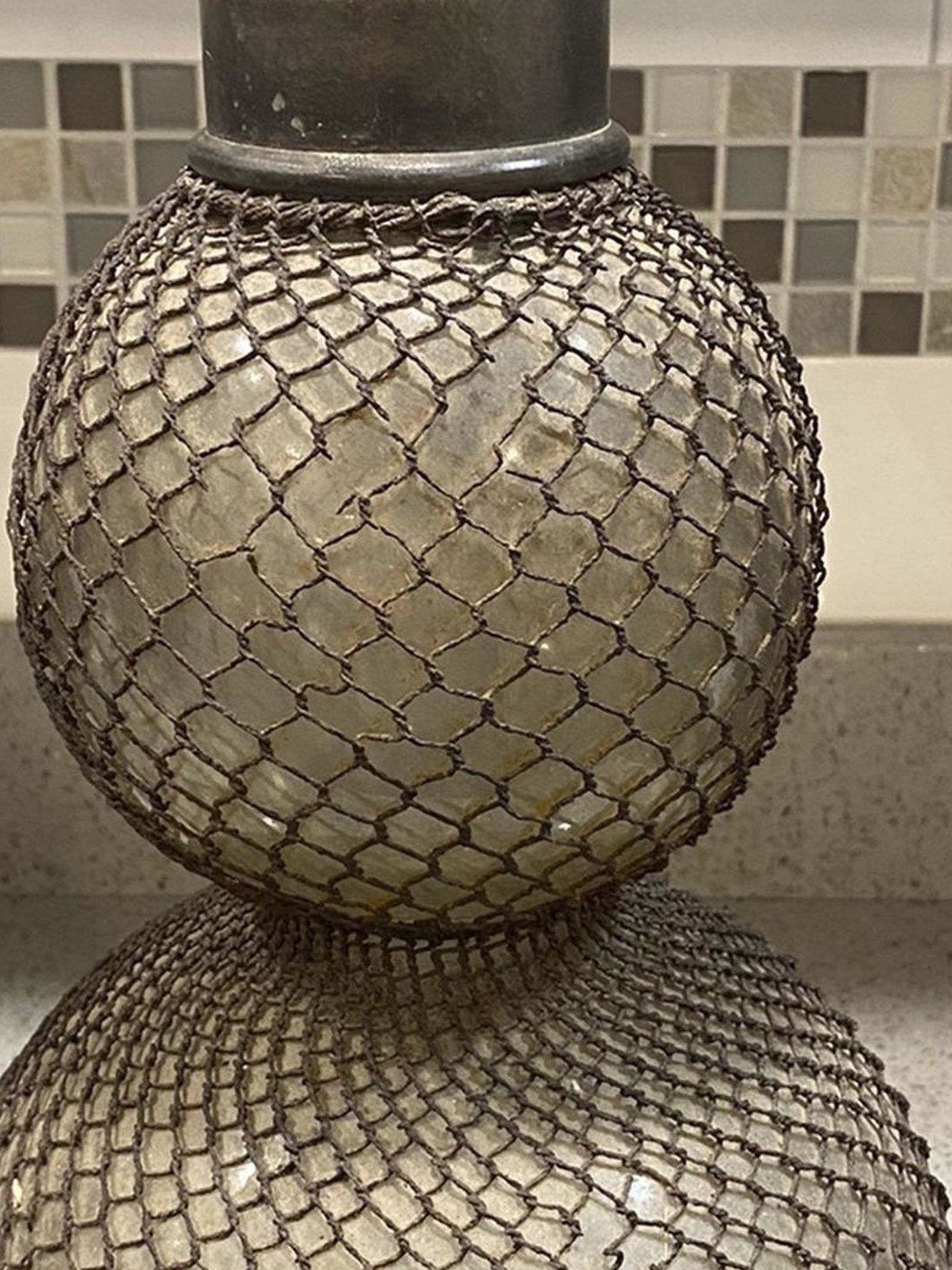 French Double Gourd Siphon Seltzer Bottle circa 1890