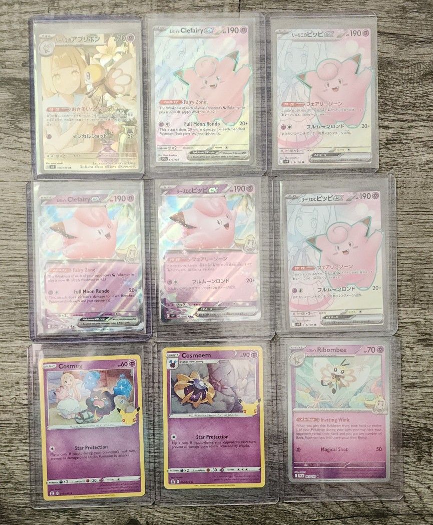 Pokemon Lillie Lot - Journey Together